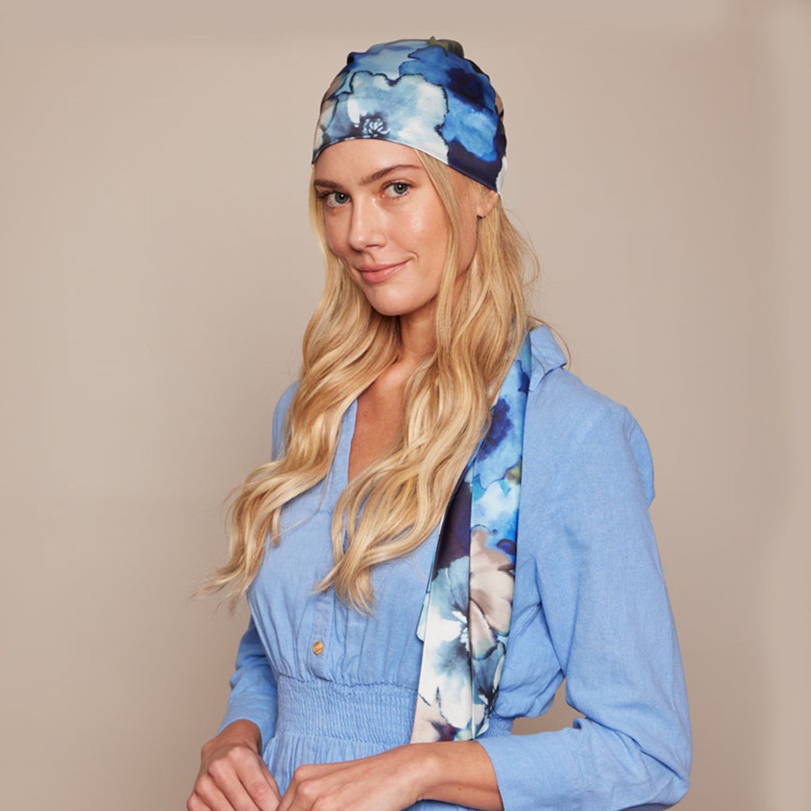 Clearance Gigi In Blue Floral-Print Accessories