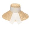 New Mirabel In Natural W/Ivory Tail Sunhat