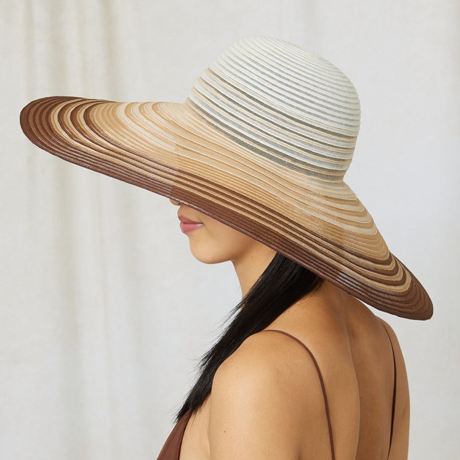 New Sunny In Beige/Chocolate Sunhat