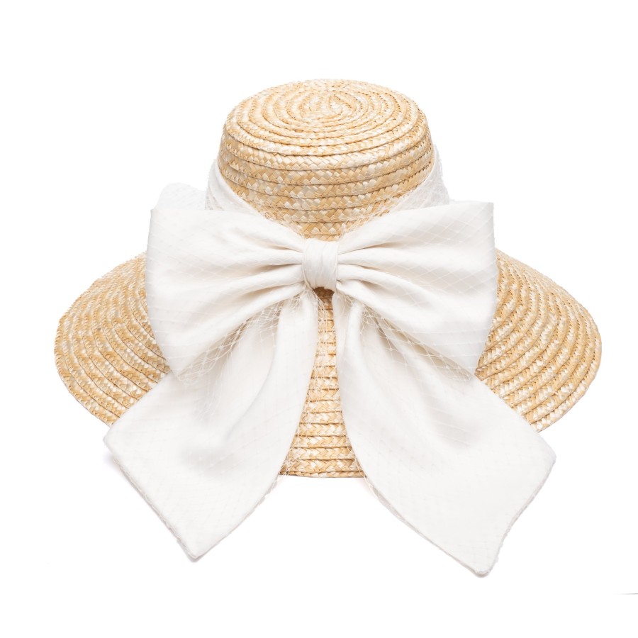 Best Mirabel In Ivory Birdcage Sunhat