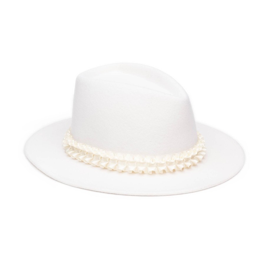 Online Blaine In Winter White Fedora