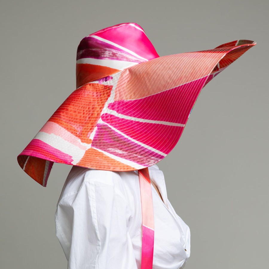 Online Giselle In Pink/Multi Sunhat