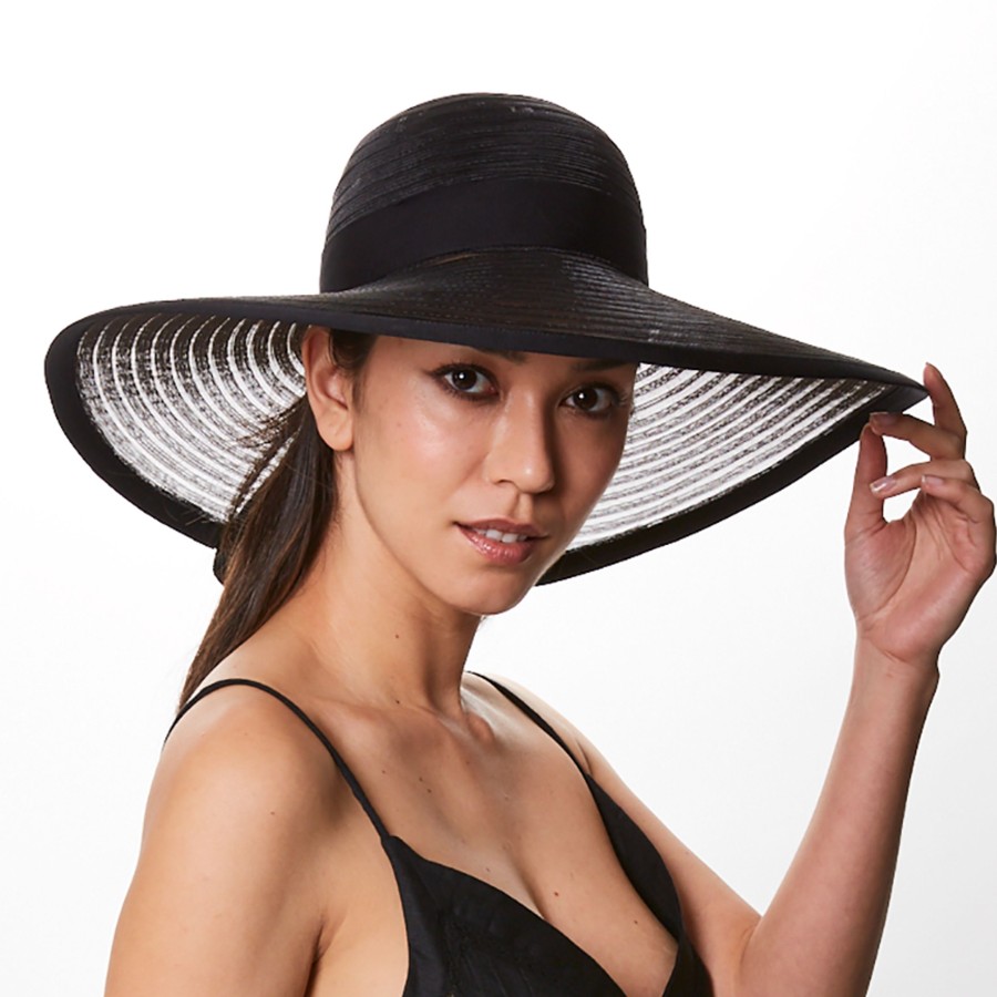 Online Bunny In Black Horsehair Sunhat