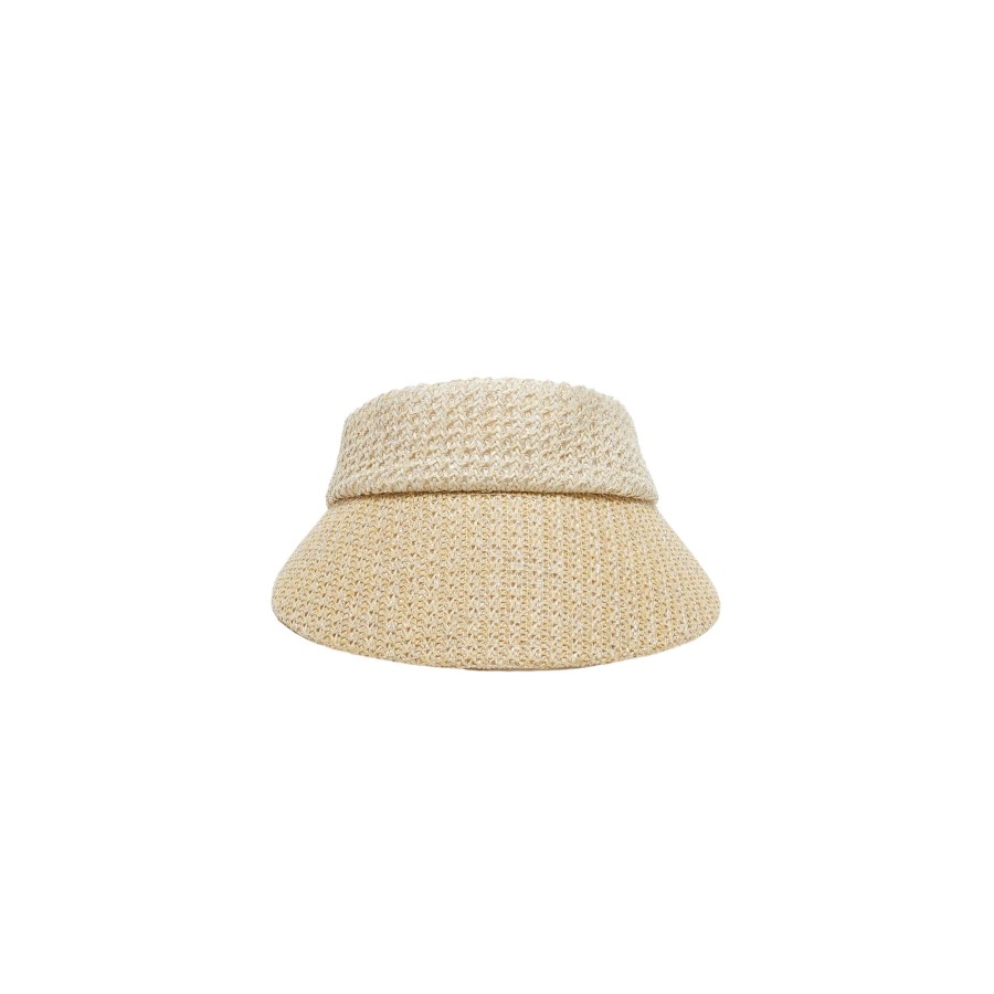 Best Micky In Cream/Natural/Silver Visor