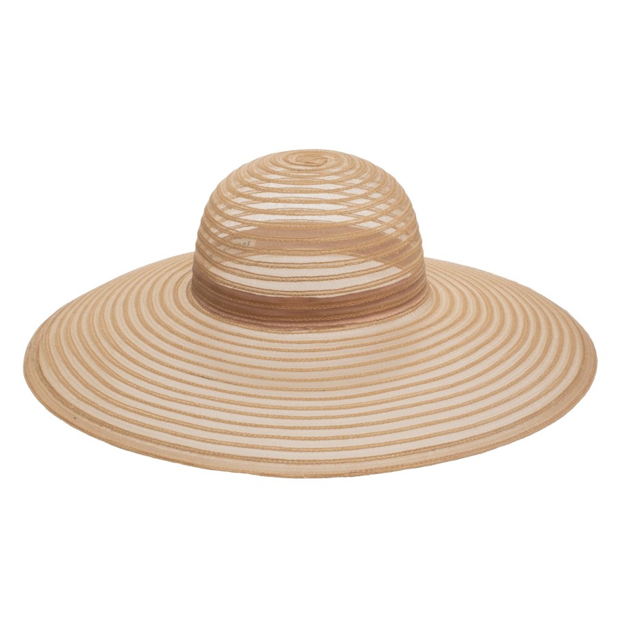 Hot Bunny In Camel Horsehair Sunhat