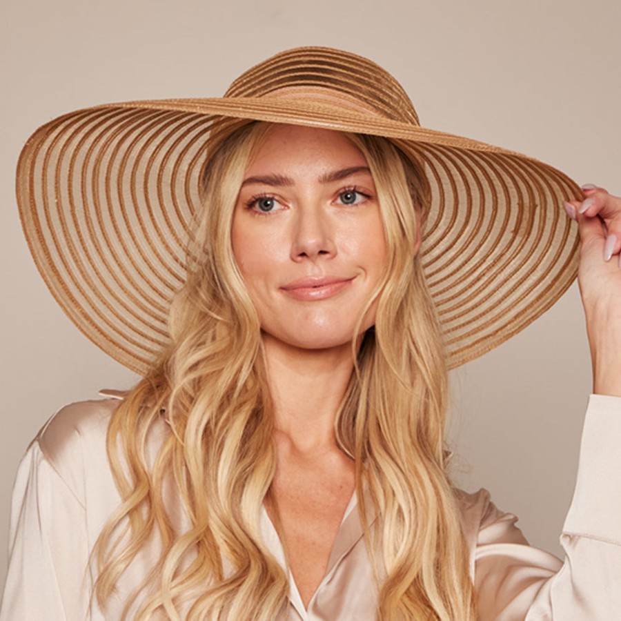 Hot Bunny In Camel Horsehair Sunhat